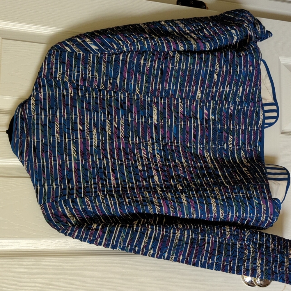 Chico's Striped Pattern Jacket - image 3